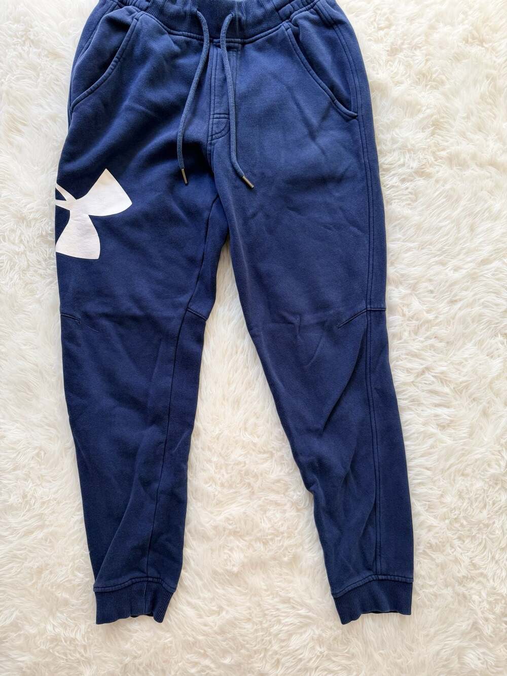Under Armour ColdGear Fitted Joggers Navy Blue Size M